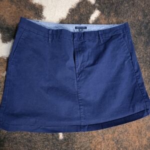 Tommy Hilfiger A-Line Navy Blue Mini Skirt.